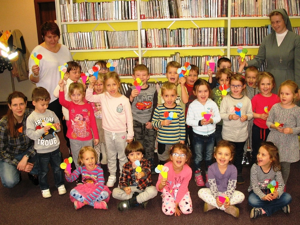 Przedszkolaki w Bibliotece