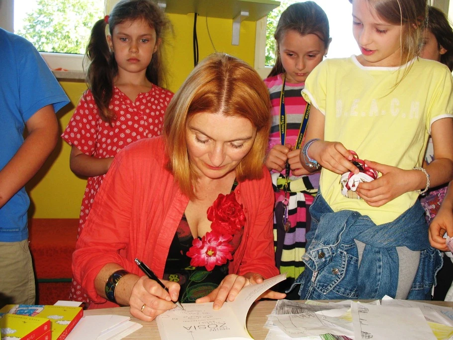 Kolejne spotkanie z Zosią z ulicy Kociej czyli Agnieszka Tyszka w bibliotece!